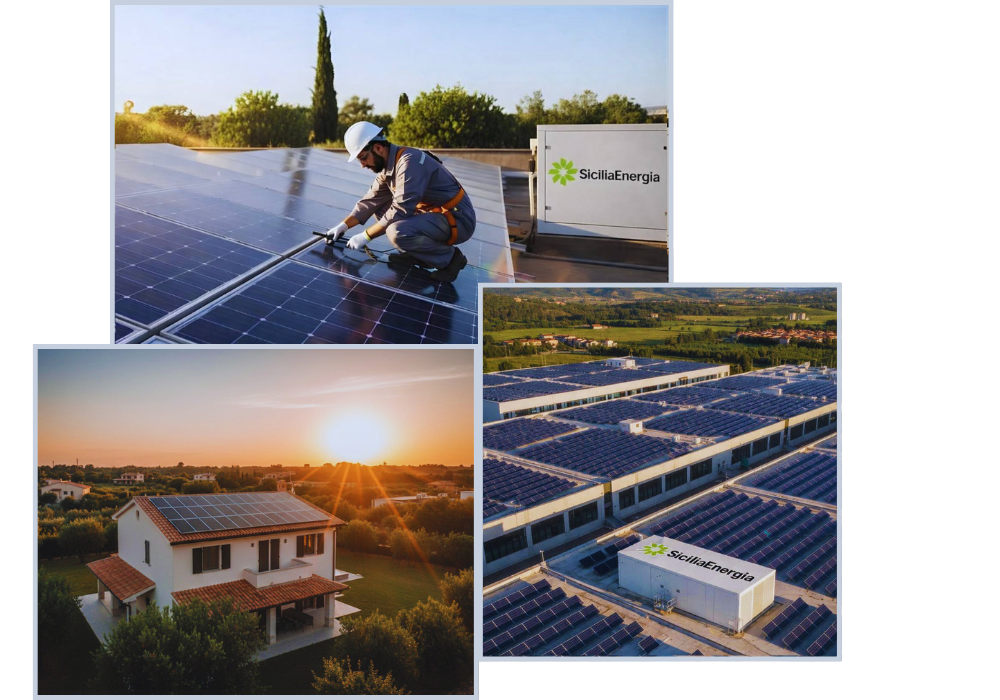 Impianti fotovoltaici in Sicilia: residenziali, industriali e professionali realizzati chiavi in mano